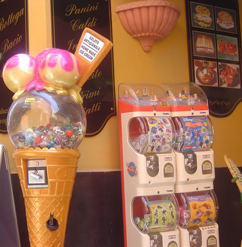 Colourful Sweet Vending Machines